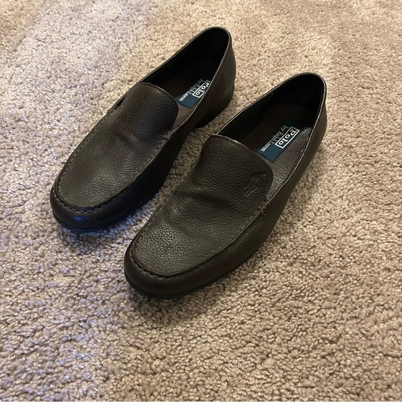 Polo Ralph Lauren Allon Men’s Driving Loafers Size 11 Dark Brown
